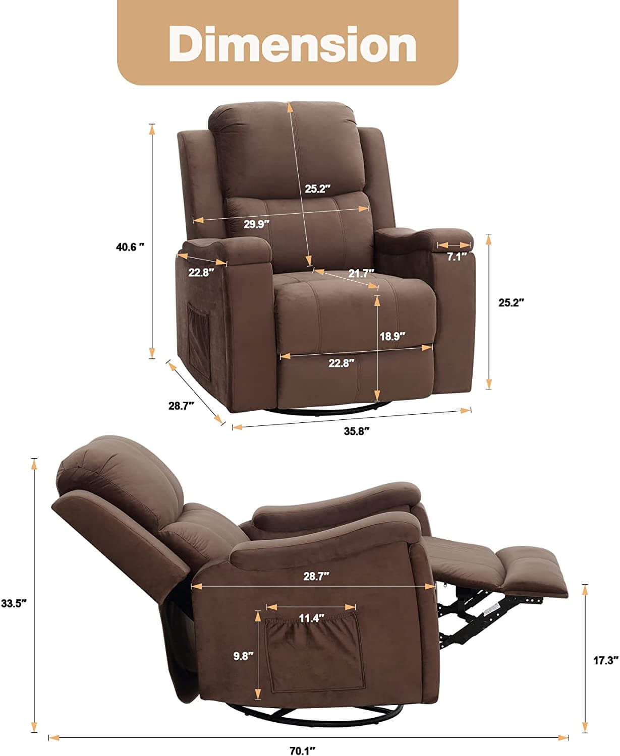 Homrest recliner chair