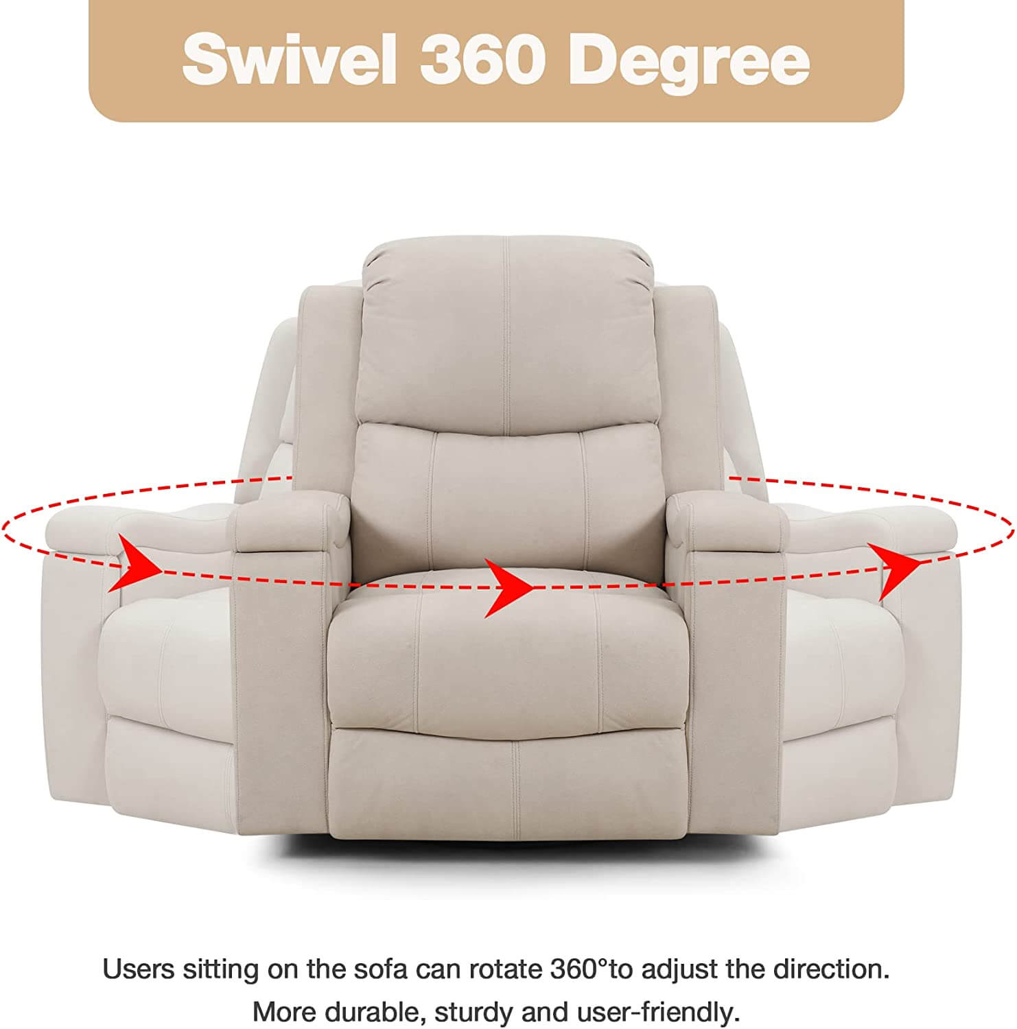 Homrest massage recliner chair for elderly