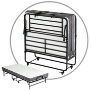 Homrest Portable Folding Bed with 5 Inch Memory Foam Mattress
