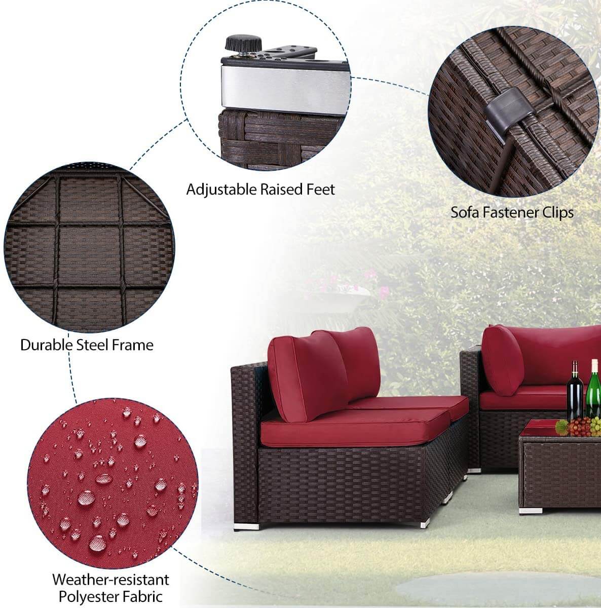 Affordable patio furniture set