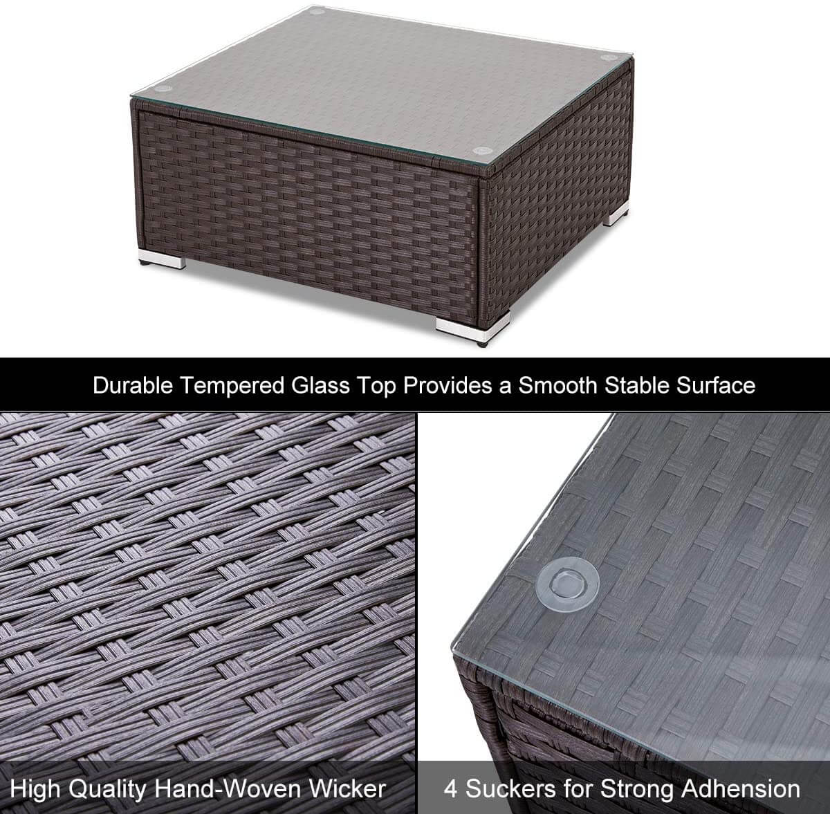 Coffee table of Homrest outdoor furniture set