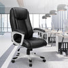 Homrest High Back Office Chair PU Leather Ergonomic Desk Chair, Adjustable Executive Office Computer Chair,Black