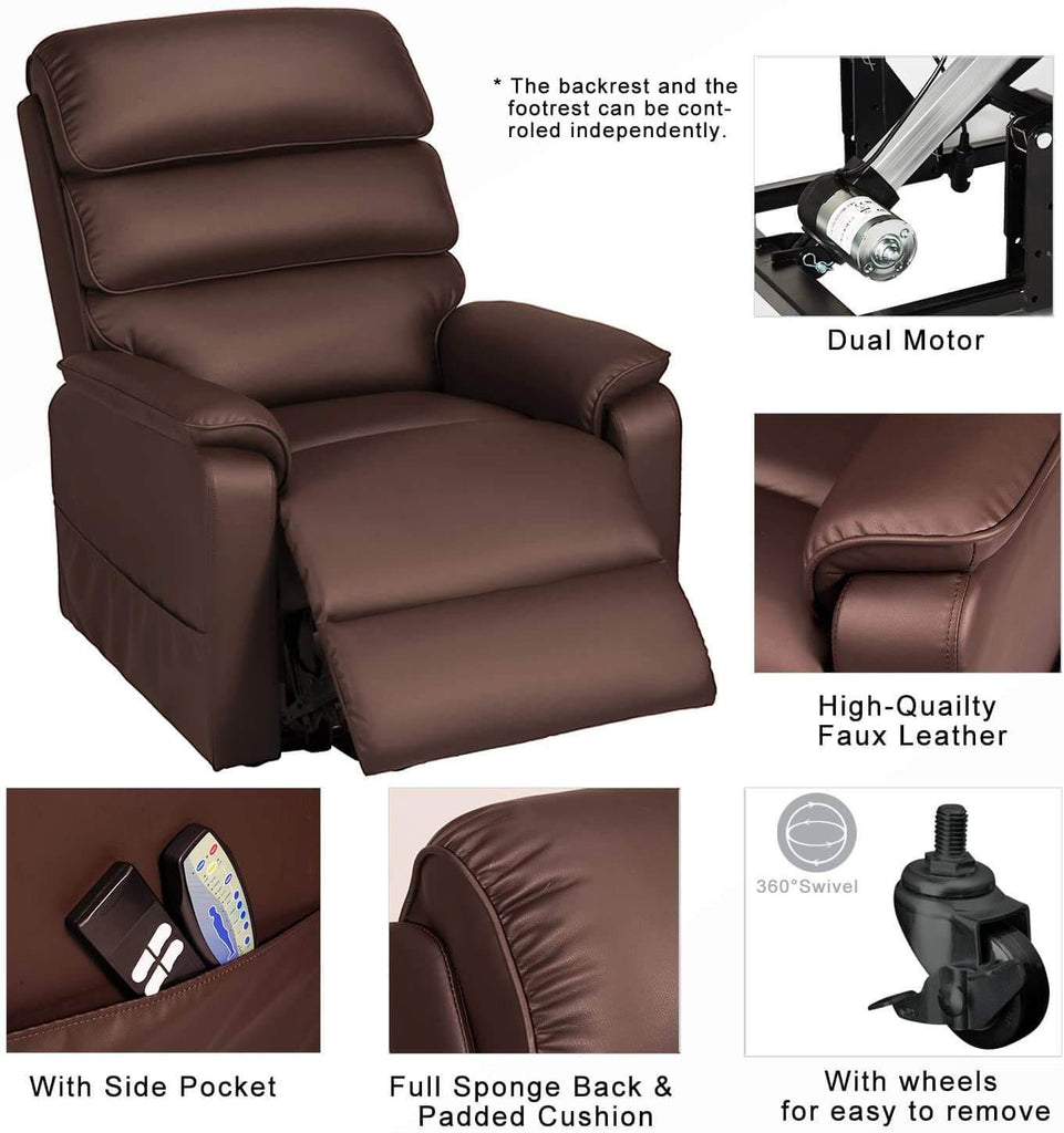 Dual Motor Electric Power Recliner Lift Chair