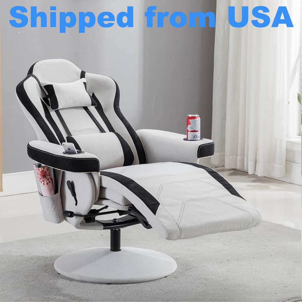 Gaming Recliner, Best Reclining Gaming Chair with Cup Holder