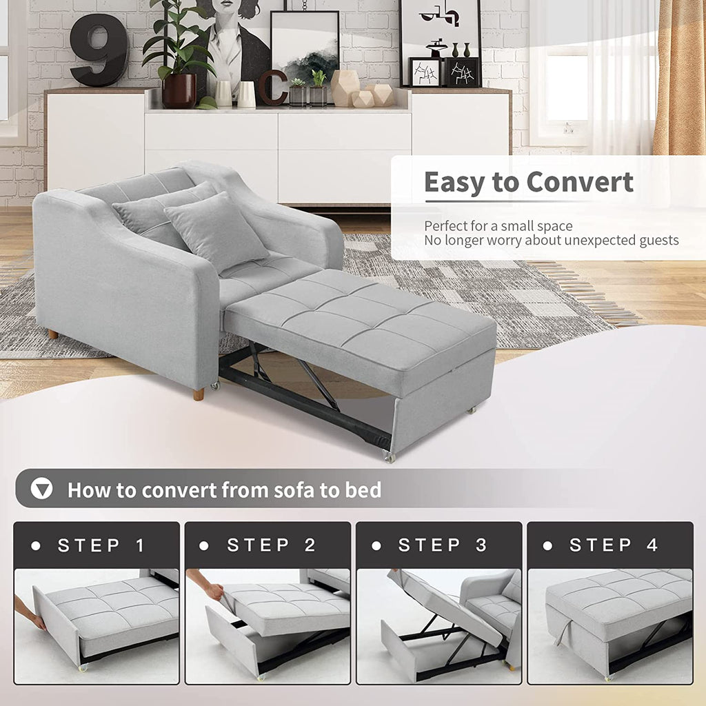 Homrest Sofa Bed 3in1 MultiFunctional Convertible Chair