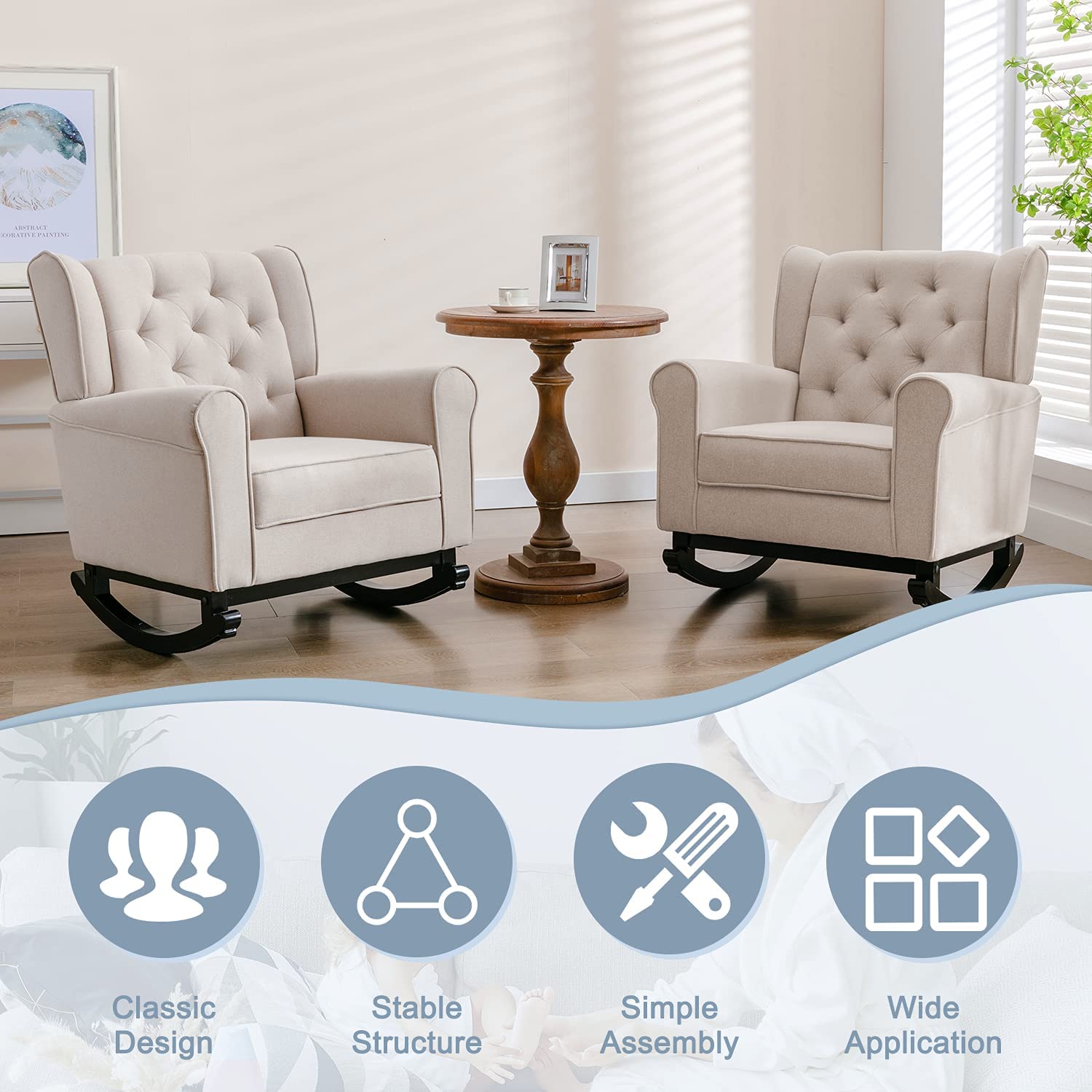 Homrest rocking chair clearance