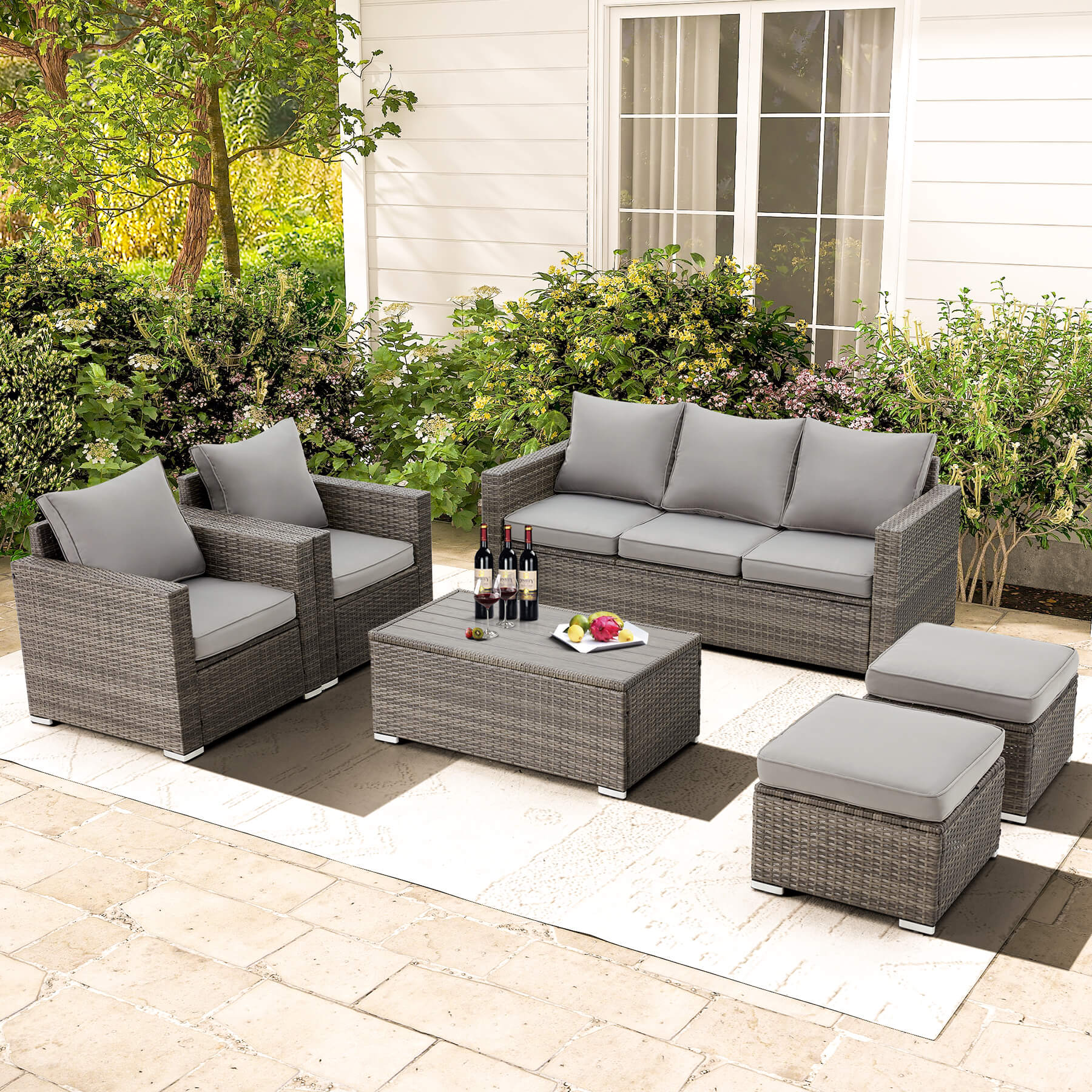 Homrest patio furniture set clearance