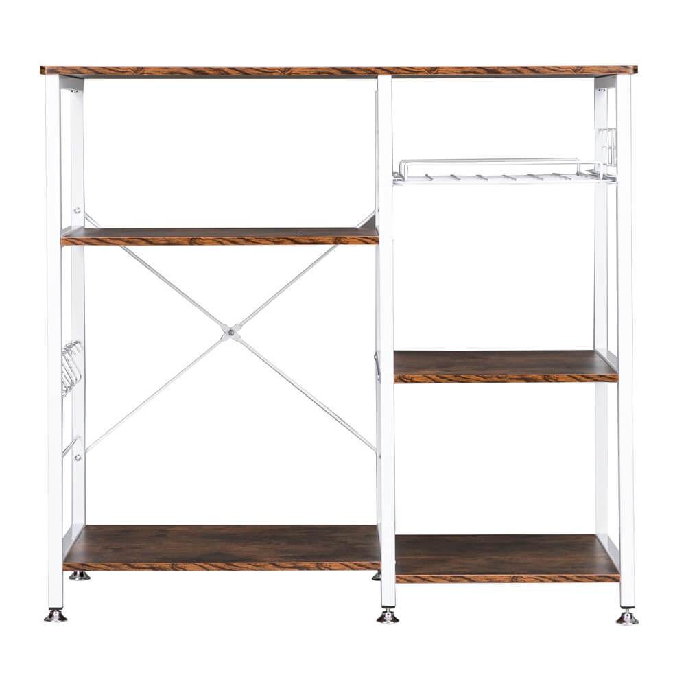 Homrest 3-Tier Kitchen Baker's Rack Storage Cart Workstation Shelf