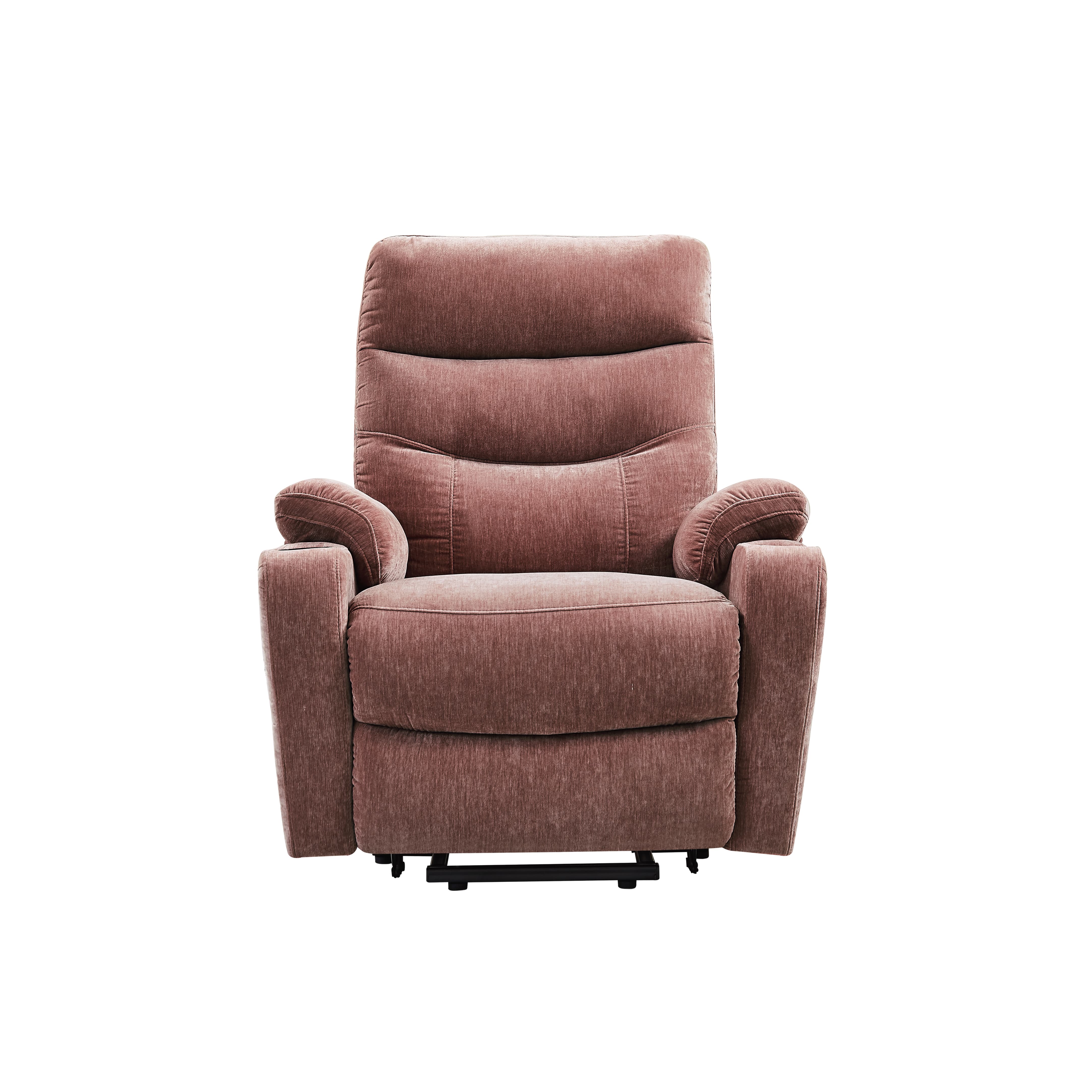 Homrest Power Lift Recliner Chair with Massage and Heat for Elderly Electric Recliner Lift Chair with 2 Side Pockets, Cup Holders, USB Port for Living Room, Rose