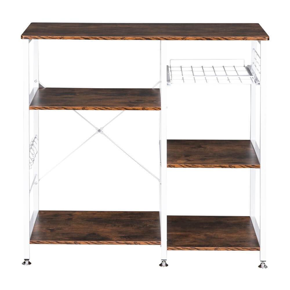 Homrest 3-Tier Kitchen Baker's Rack Storage Cart Workstation Shelf