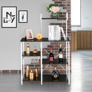 Homrest 4-Tier Kitchen Baker's Rack Storage Cart Workstation Shelf