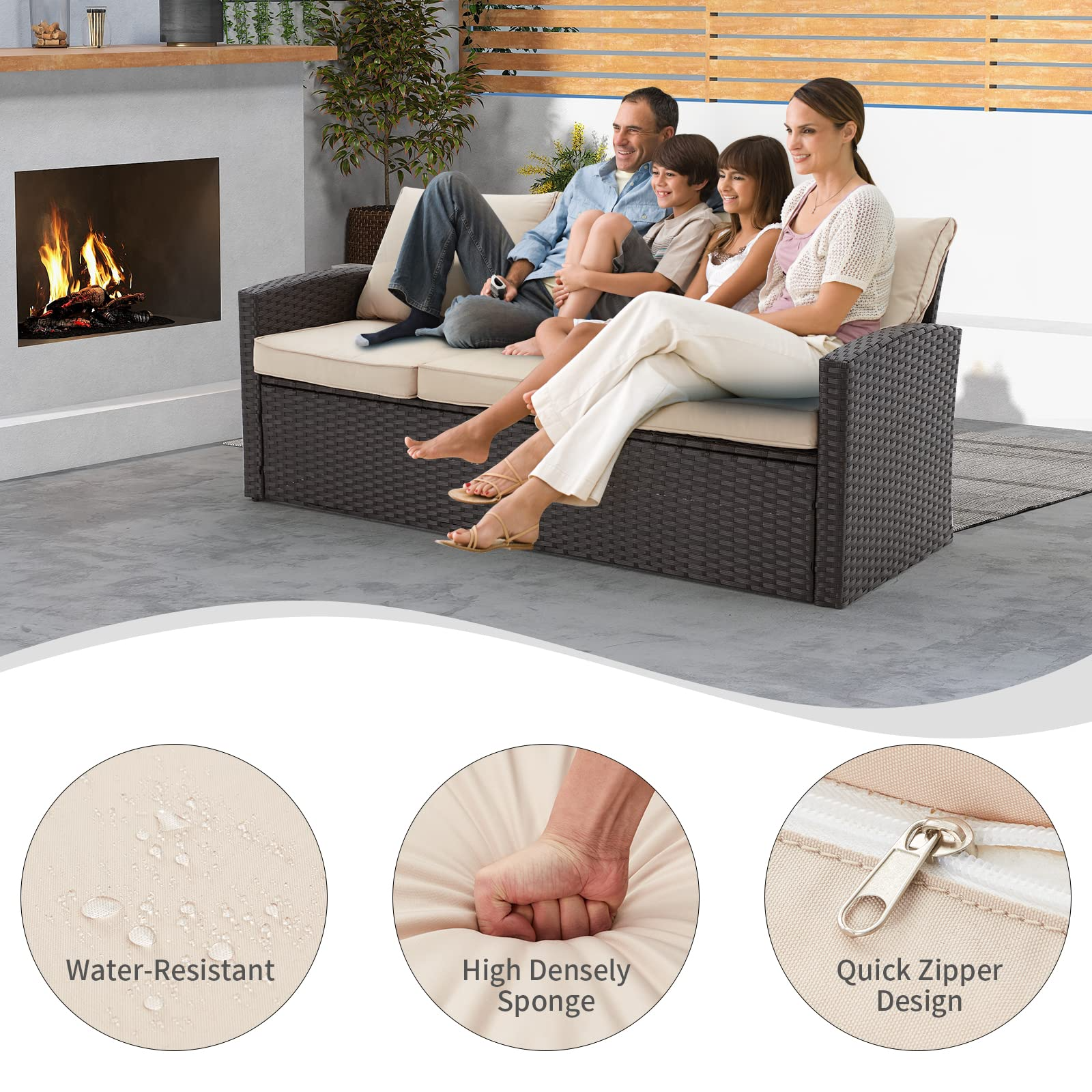 Homrest patio furniture set clearance